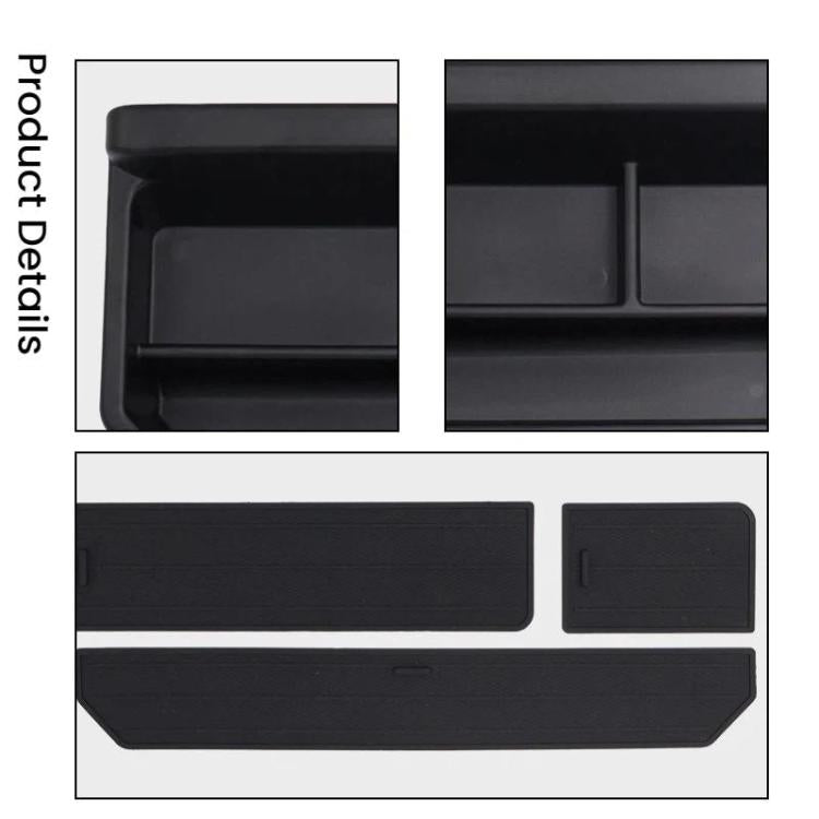 For 2022-2025 Mazda CX-5 US Version Center Console Screen Rear Storage Box - Black