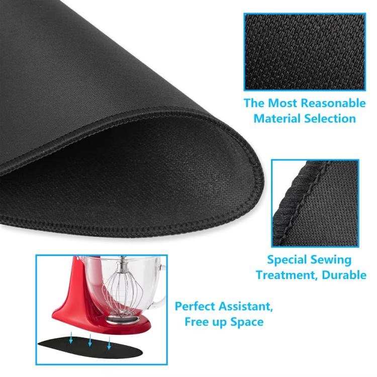 Sliding Mat For KitchenAid Stand Mixer Countertop Protector Pad 6.5-8L Type Red Edge