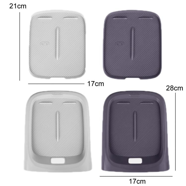 For 2025 Leapmotor B10 Center Console Wireless Charging Silicone Protective Anti-Slip Mat, Color: Gray Half-coverage