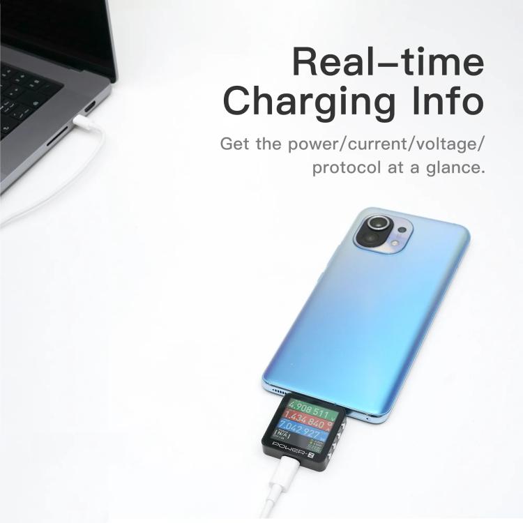POWER-Z KM003C USB-C Fast Charging Tester PD3.1 & Protocol Analyzer - Black