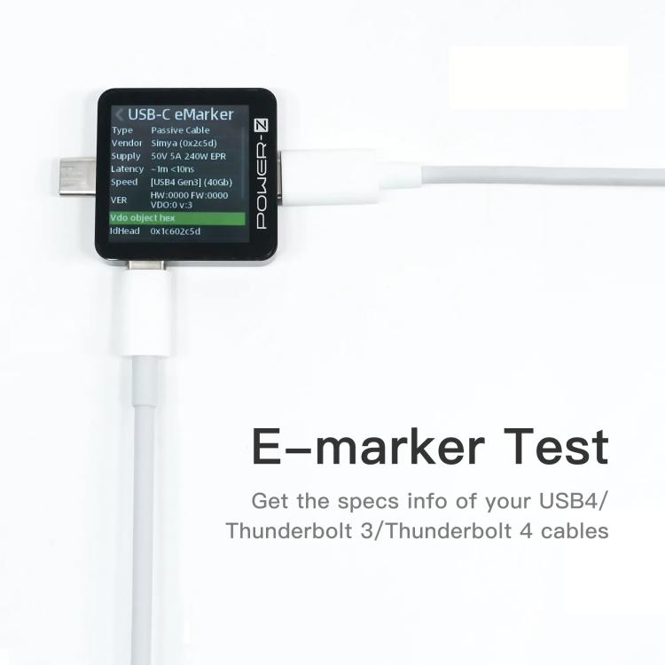 POWER-Z KM003C USB-C Fast Charging Tester PD3.1 & Protocol Analyzer - Black