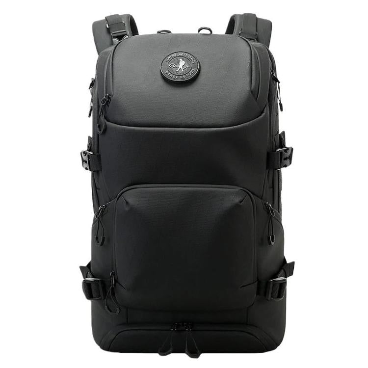 BANGE FW-229 Large-Capacity Outdoor Hiking Backpack Water-Repellent Multifunctional Sports Men Bag - Black