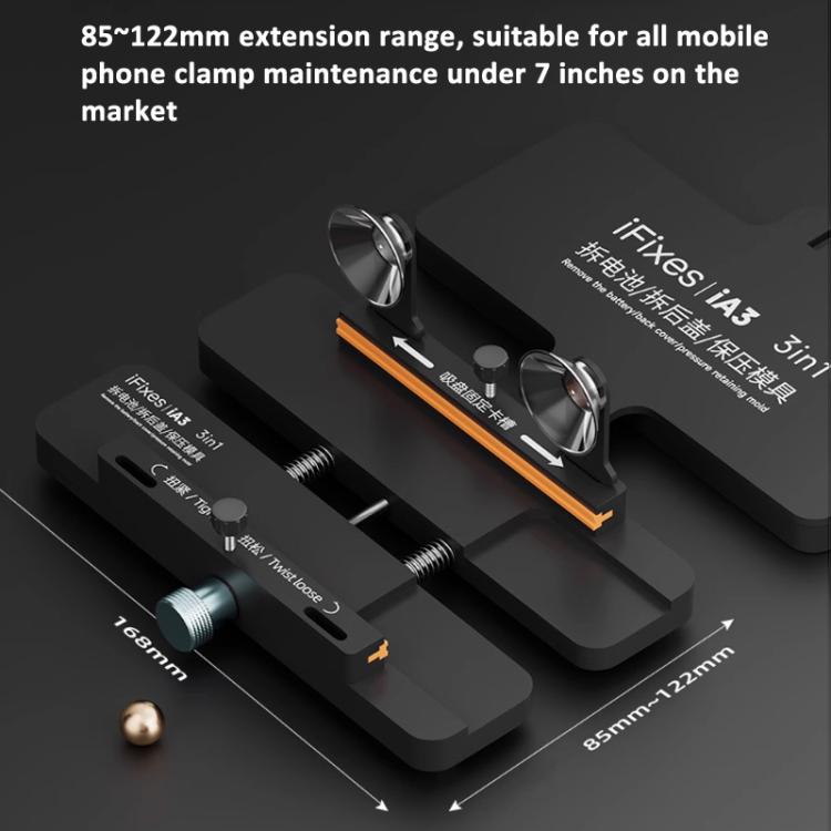 iFixes iA3 3-in-1 Universal Phone Repair Clamp for Battery Back Cover Removal Pressure Retaining Mold