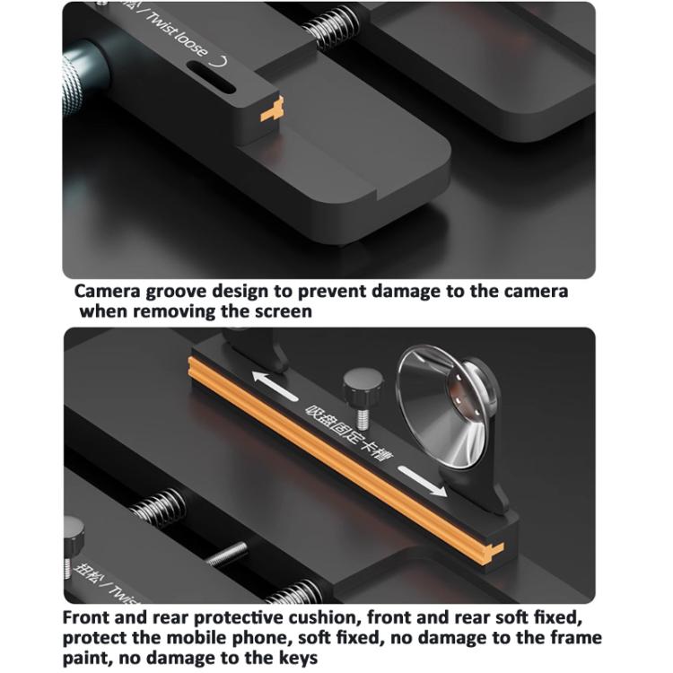 iFixes iA3 3-in-1 Universal Phone Repair Clamp for Battery Back Cover Removal Pressure Retaining Mold