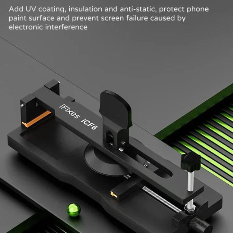 iFixes iCF6 Phone Opener & Clamp Fixture No Heat Screen Separator Tool LCD Removal For Mobile Repair - Black