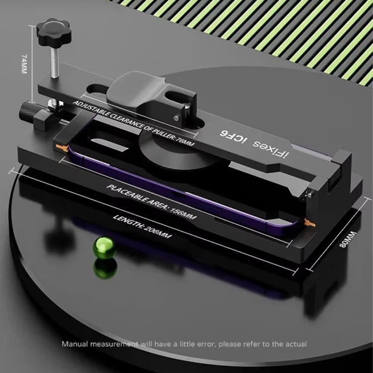 iFixes iCF6 Phone Opener & Clamp Fixture No Heat Screen Separator Tool LCD Removal For Mobile Repair - Black