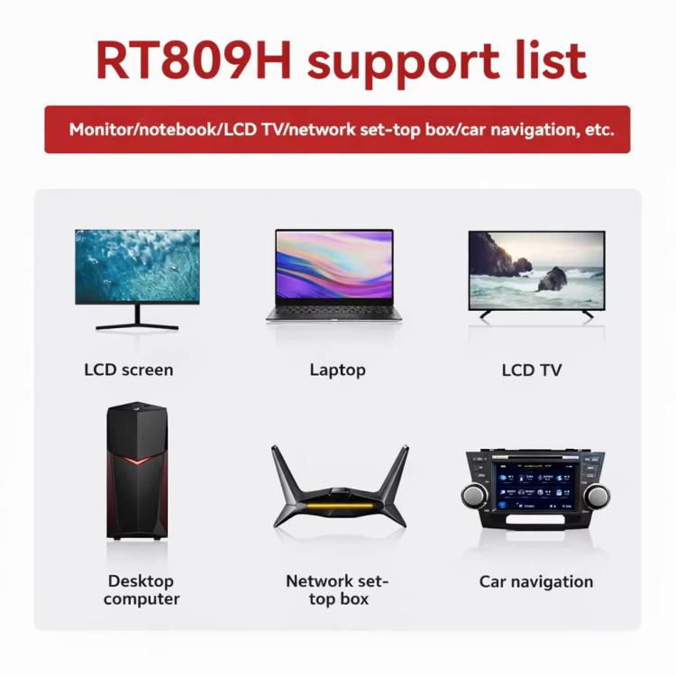 RT809H Universal Programmer EMMC Online ISP Reader/Writer For LCD TV & Laptop - Standard