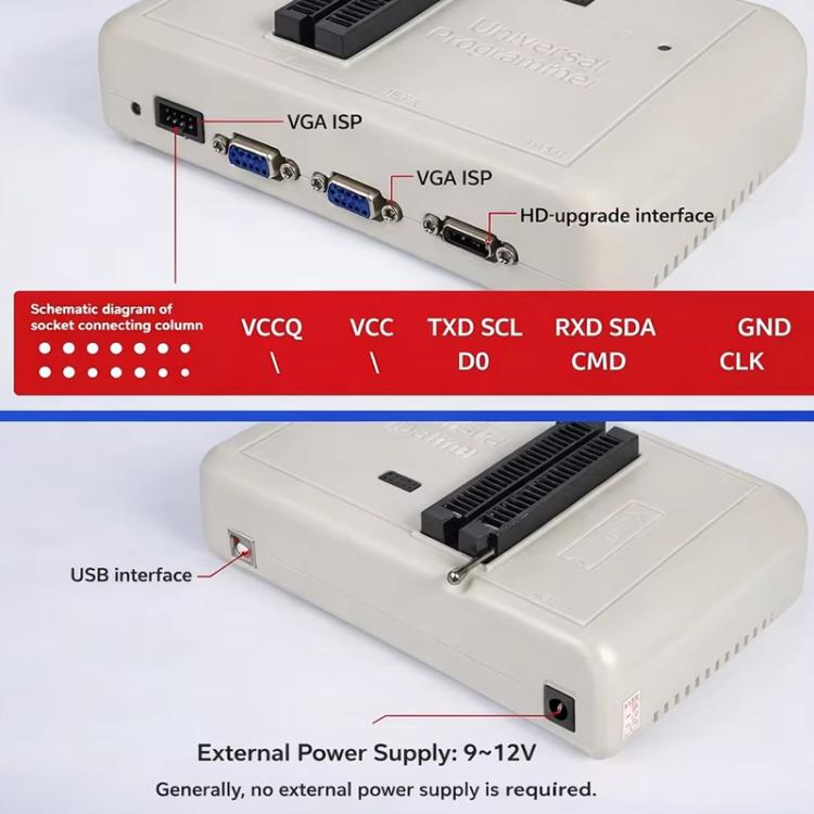 RT809H Universal Programmer EMMC Online ISP Reader/Writer For LCD TV & Laptop - Standard