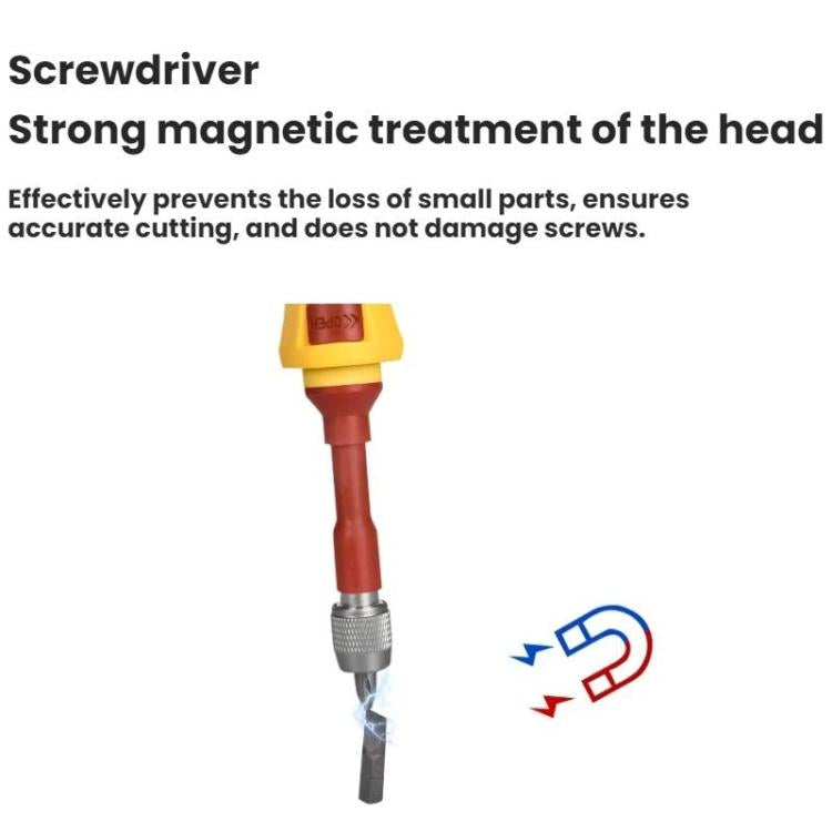 18pcs /Set Multi-Purpose Telescopic Screwdriver Tester Bit Combination - M18