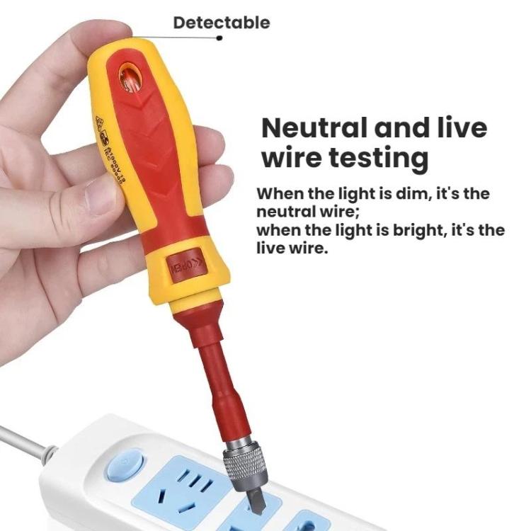 18pcs /Set Multi-Purpose Telescopic Screwdriver Tester Bit Combination - M18