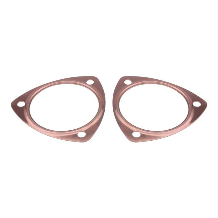 For Chevrolet SBC 302 / 305 2pcs Exhaust Manifold Gasket Copper, Spec: 3.5 inch