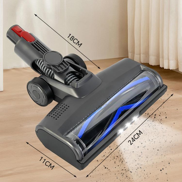 For Dyson V7 V8 V10 V11 V15 Floor Brush Attachment Motorized Cleaner Head With LED Light Bristle Roller
