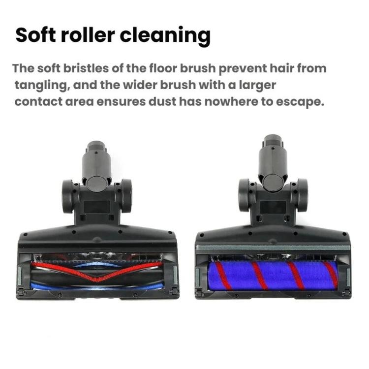 For Dyson V7 V8 V10 V11 V15 Floor Brush Attachment Motorized Cleaner Head With LED Light Bristle Roller