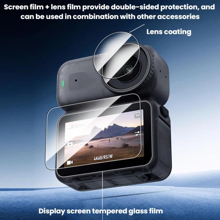 For DJI Osmo Nano CYNOVA HD Scratch-Resistant Tempered Glass Screen Protector - 2sets