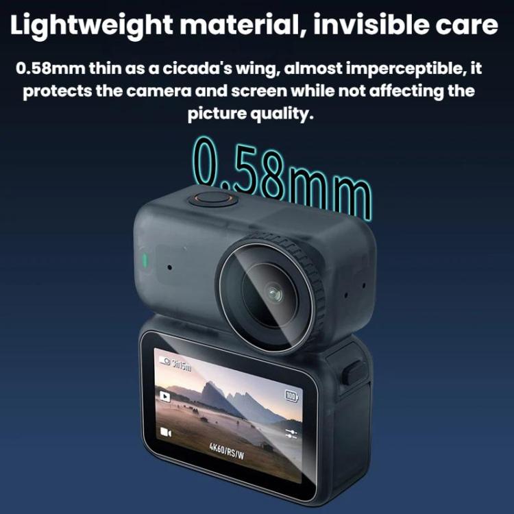 For DJI Osmo Nano CYNOVA HD Scratch-Resistant Tempered Glass Screen Protector - 2sets