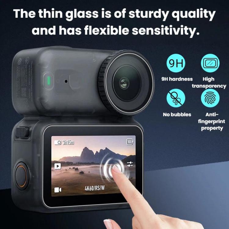 For DJI Osmo Nano CYNOVA HD Scratch-Resistant Tempered Glass Screen Protector - 2sets