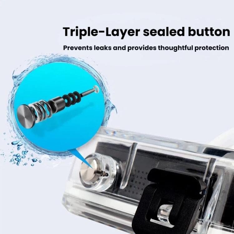 For GoPro MAX2 Waterproof Housing 50m Dive Case Anti-Fog Protective Shell