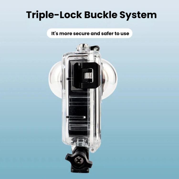 For GoPro MAX2 Waterproof Housing 50m Dive Case Anti-Fog Protective Shell