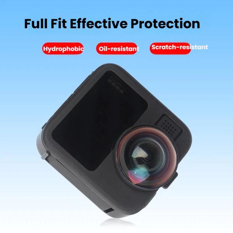 For GoPro MAX2 Optical Glass Lenses Dual Lens Protectors Anti-Fog & Scratch-Resistant Camera Lens Cap