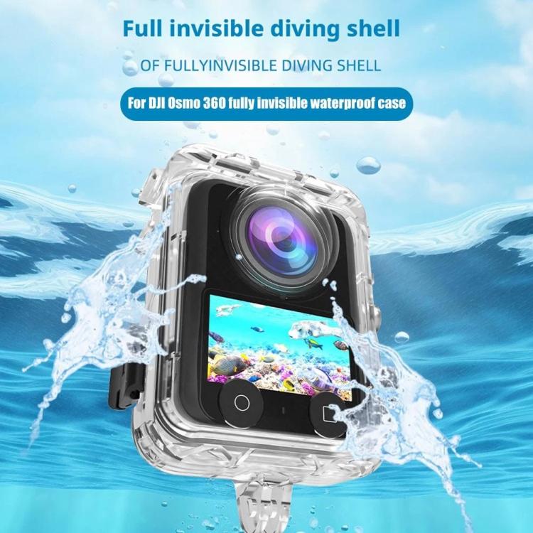 For DJI Osmo 360 Full Invisible Waterproof Case 40m Depth Diving Housing Underwater Camera Shell