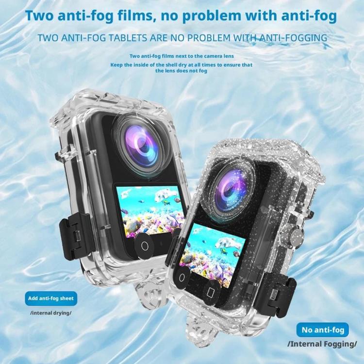 For DJI Osmo 360 Full Invisible Waterproof Case 40m Depth Diving Housing Underwater Camera Shell