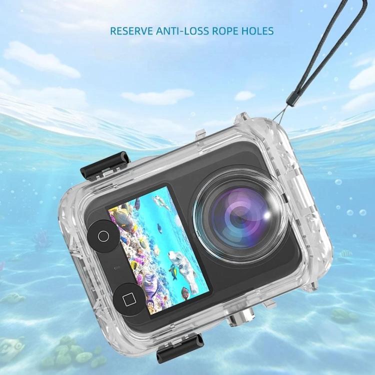 For DJI Osmo 360 Full Invisible Waterproof Case 40m Depth Diving Housing Underwater Camera Shell