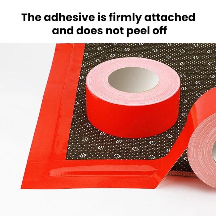 Wear-resistant Cloth-based Adhesive Tape Waterproof Floor Covering, Size: 0.5 x 20m - Red