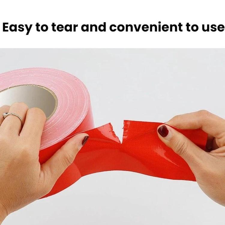 Wear-resistant Cloth-based Adhesive Tape Waterproof Floor Covering, Size: 0.5 x 20m - Red