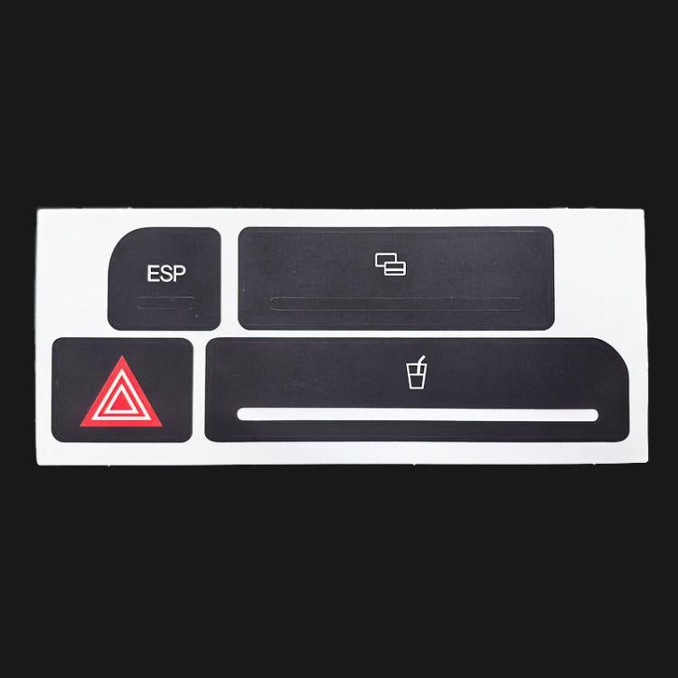 Automotive Button Crack Repair Sticker Set For Audi A4 / B6 / B7 / A6 / A2 / A3, Style: 2