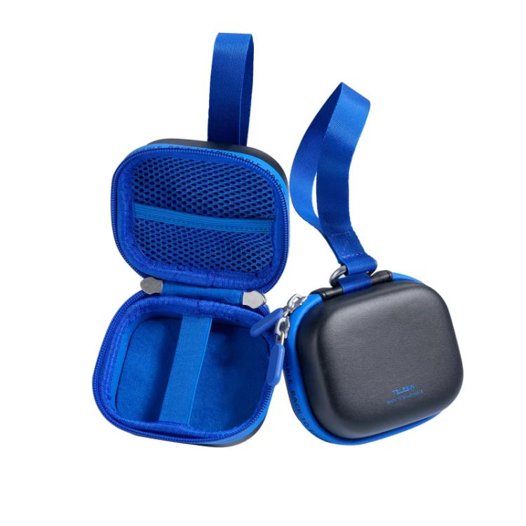 TELESIN DisAdv Mini Hard Shell Carrying Case For Action Cameras Universal Storage Bag With Wrist Strap