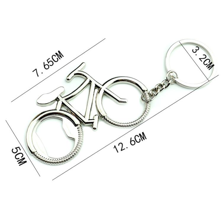 A-030 5pcs Bicycle Keychain With Bottle Opener Creative Metal Key Ring