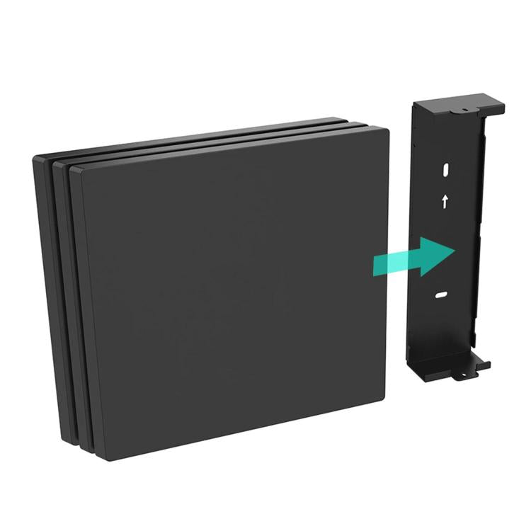 For PS4 Pro Game Consoles Wall Hanging Rack - Black