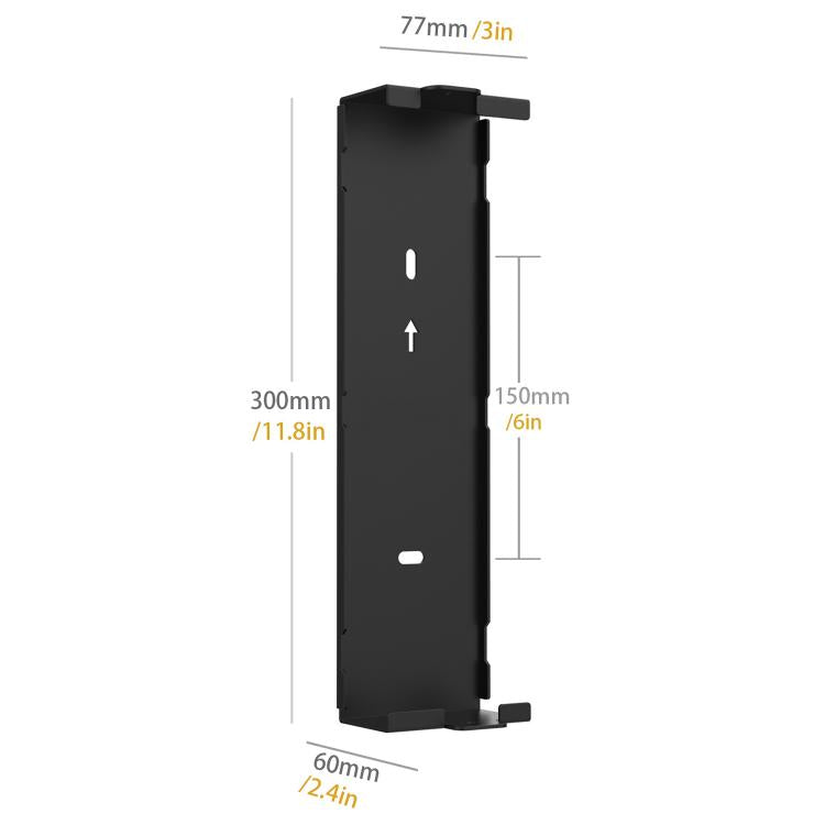 For PS4 Pro Game Consoles Wall Hanging Rack - Black