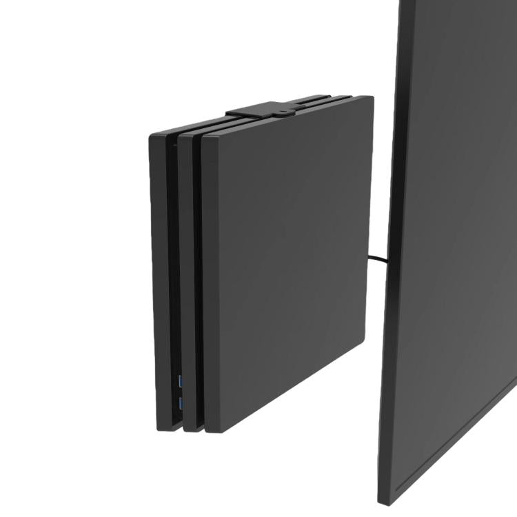 For PS4 Pro Game Consoles Wall Hanging Rack - Black