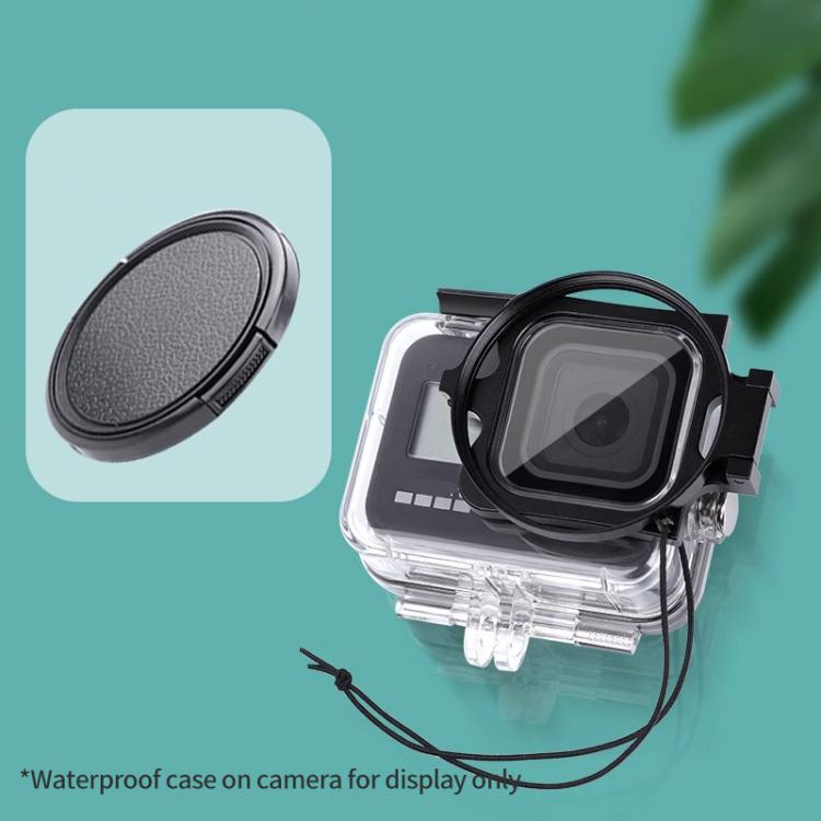 JSR Filter Adapter Ring+Lens Cover For GoPro HERO13/12/11/10/9/8 Black Action Camera
