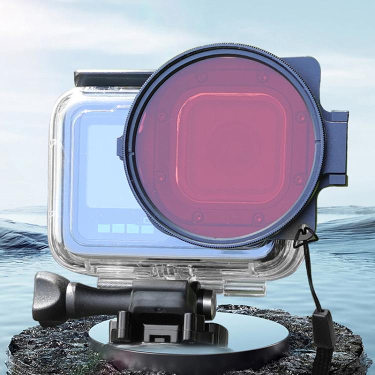 JSR 16X Macro Filter With Adapter Ring For GoPro HERO13/12/11/10/9/8 Black Action Camera