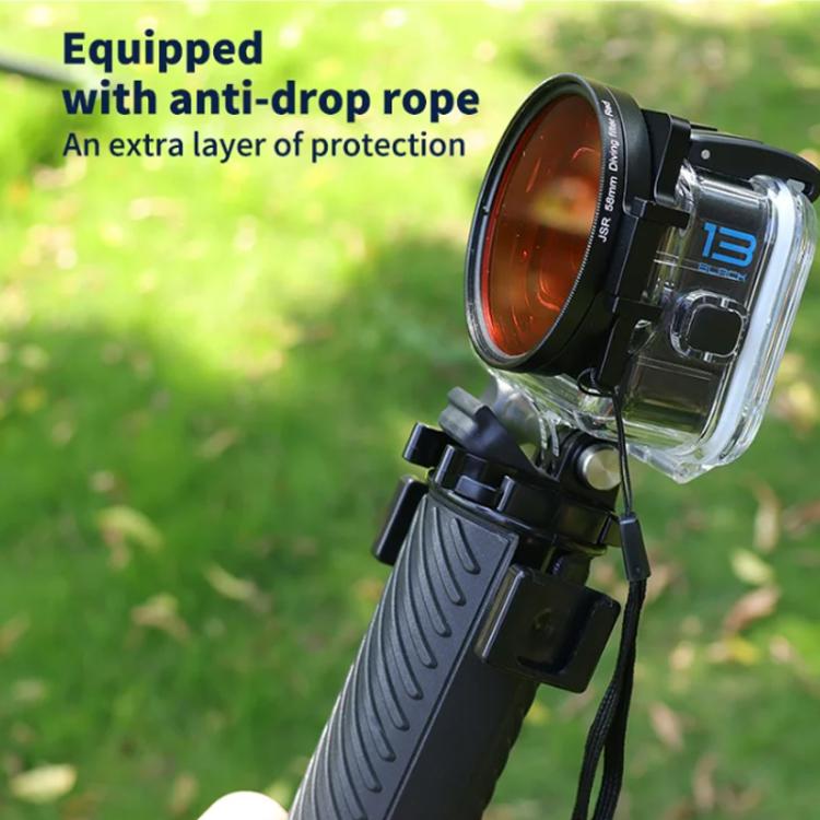 JSR 24X Macro Filter With Adapter Ring For GoPro HERO13/12/11/10/9/8 Black Action Camera