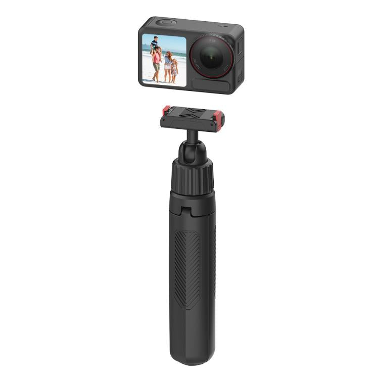 Magnetic Quick-Release Handheld Selfie Stick Tripod for DJI Osmo Action 5 Pro, 4, 3 with 360-Degree Rotation - Black