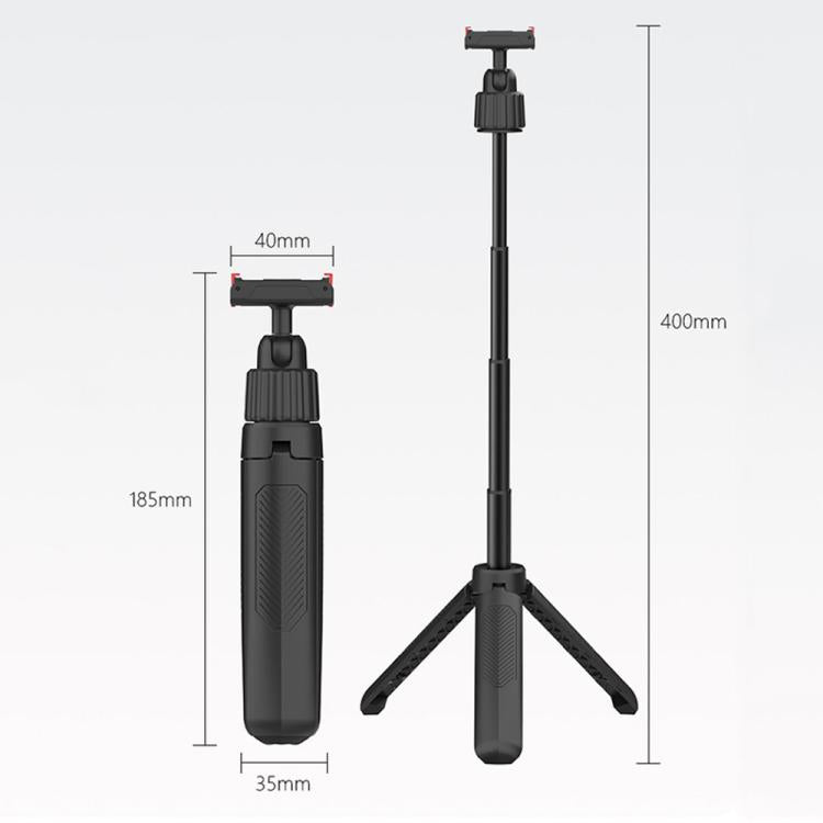 Magnetic Quick-Release Handheld Selfie Stick Tripod for DJI Osmo Action 5 Pro, 4, 3 with 360-Degree Rotation - Black