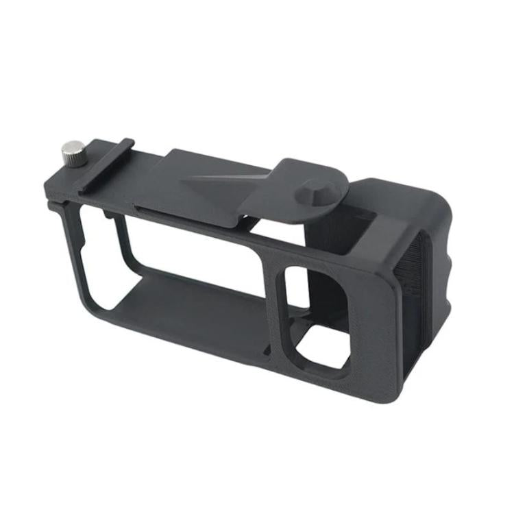 For DJI Osmo Action 6 Street Photo Handle Action Camera Handheld Bracket Cage Accessory, Spec: Frame Black