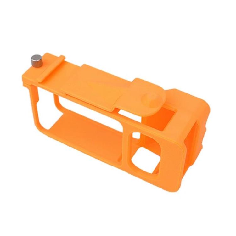For DJI Osmo Action 6 Street Photo Handle Action Camera Handheld Bracket Cage Accessory, Spec: Frame Orange