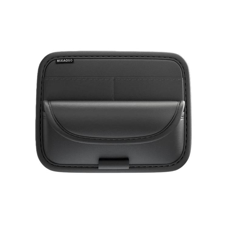 Universal Large-Capacity Sun Visor Organizer For Cars Multi-Functional Eyeglass Clip & Ticket/Card Storage Bag