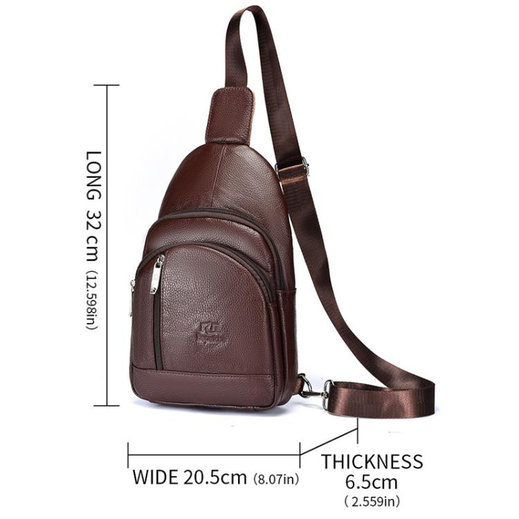 Bapaikce 1161 Men Casual Chest Bag Wear-Resistant Large-Capacity Single Shoulder Crossbody Bag