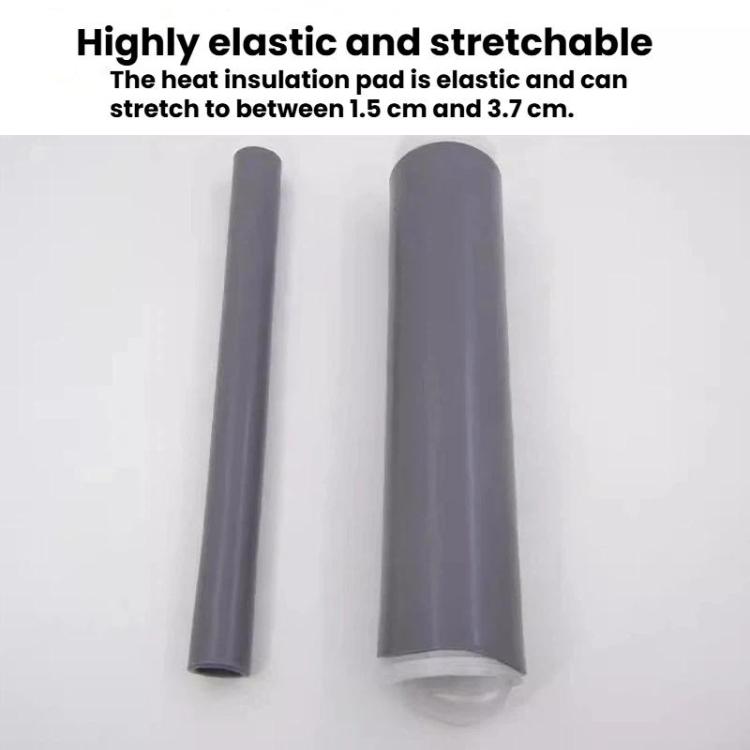 Frying Pan Handle Heat Insulation Sleeve Iron Pan Handle Anti-Scald Rubber Cover, Size: Medium