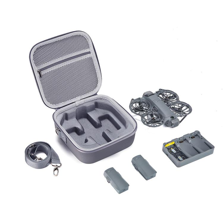 For DJI Neo 2 Host Hard Case Organizer Outdoor Portable Storage Bag - Gray