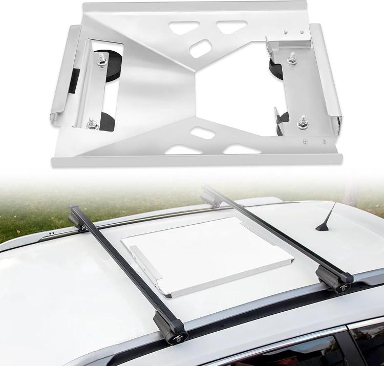 For Starlink Mini PO-919 Car Top Magnetic Installation Bracket Set - White