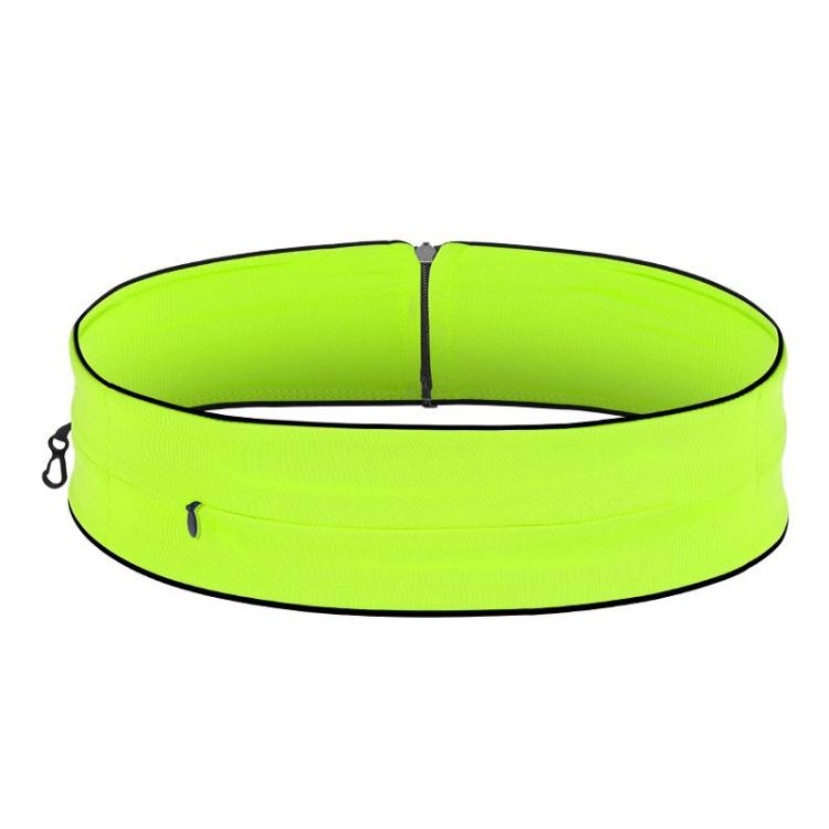 Running Waist Pack Marathon Hydration Belt with 3 Zipper Pockets for Phone up to 7.2 inch, Size: M
