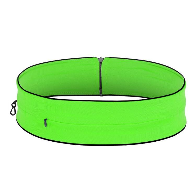 Running Waist Pack Marathon Hydration Belt with 3 Zipper Pockets for Phone up to 7.2 inch, Size: M
