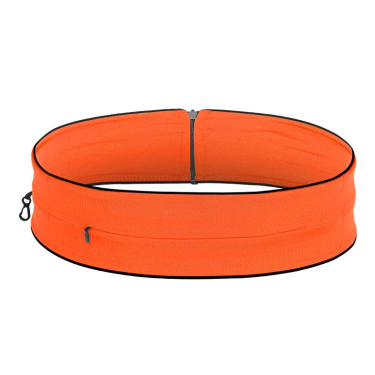 Running Waist Pack Marathon Hydration Belt with 3 Zipper Pockets for Phone up to 7.2 inch, Size: M