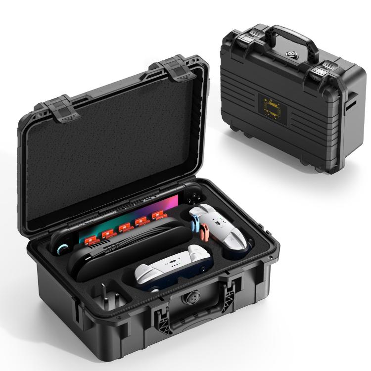 For Nintendo Switch 2 STARTRC GAMES Moisture-proof Waterproof Storage Box Explosion-proof Suitcase, No Shoulder Strap - Black